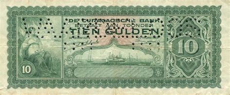 banknote index curacao  gulden ps