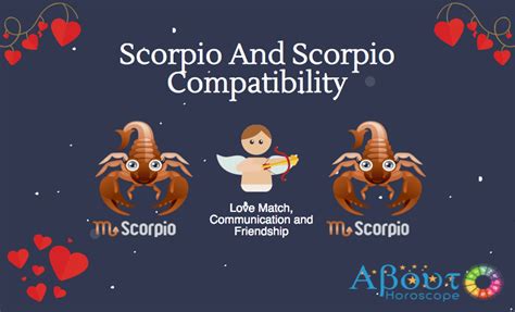 scorpio ♏ and scorpio ♏ love compatibility and friendship