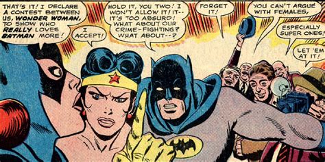 that time wonder woman and batgirl both fell in love with batman