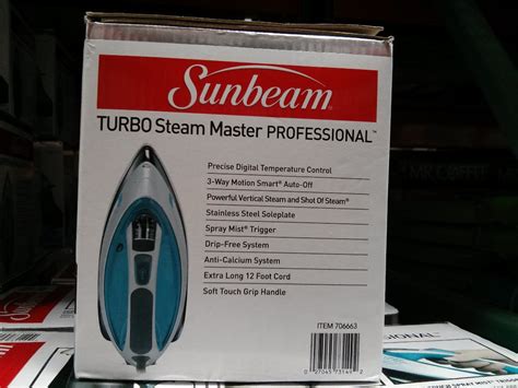 Sunbeam Turbo Steam Master Professional Iron
