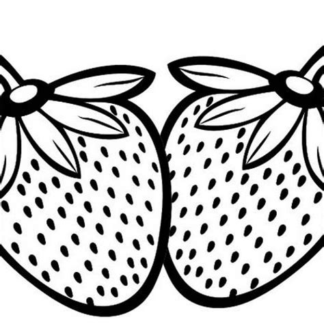 red strawberry coloring sheet  kids mitraland
