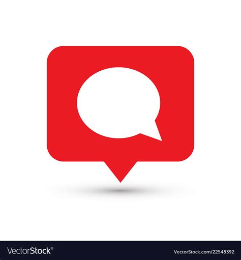 social media icon comments comment button symbol vector image