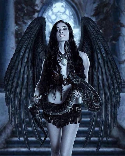 Fallen Angel Beautiful Dark Art Gothic Fantasy Art