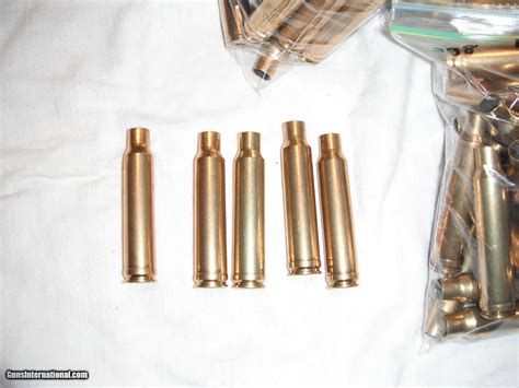 once fired 338 win mag brass winchester