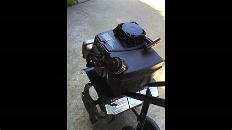 tecumseh tcii  hp  cycle engine   craftsman cultivator youtube