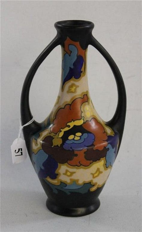 double handled gouda vase regina lyndia gouda ceramics
