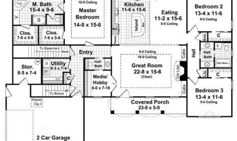 obsesed    walkout basement house plans  story design home plans