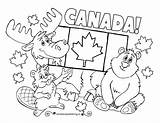 Colorier Drapeau Coloriage Whimsicalpublishing Beaver Ausmalbilder Kanada Greatestcoloringbook sketch template