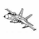 18 Hornet Drawing Clipart Super Jet Getdrawings Decal Transparent Webstockreview sketch template