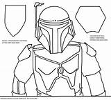 Mandalorian Armor sketch template
