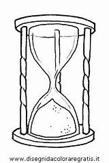 Reloj Clessidra Hourglass Coloring Colorear Relojes Disegni Misti Colorare Dibujos Oggetti Sketch Disegnidacoloraregratis Designlooter sketch template