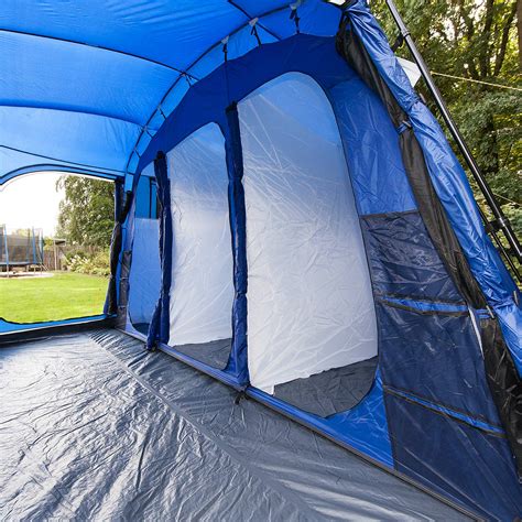 skandika copenhagen  personman family dome tent sewn  groundsheet blue   picclick uk