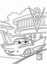 Cars Coloring Pages Disney Chevy Character Color Colouring sketch template