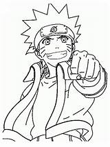 Coloring Naruto Pages Colouring Uzumaki Print sketch template