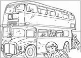 Bus Coloring Pages sketch template