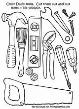 Hand Tools Coloring Drawing Pages Getdrawings sketch template