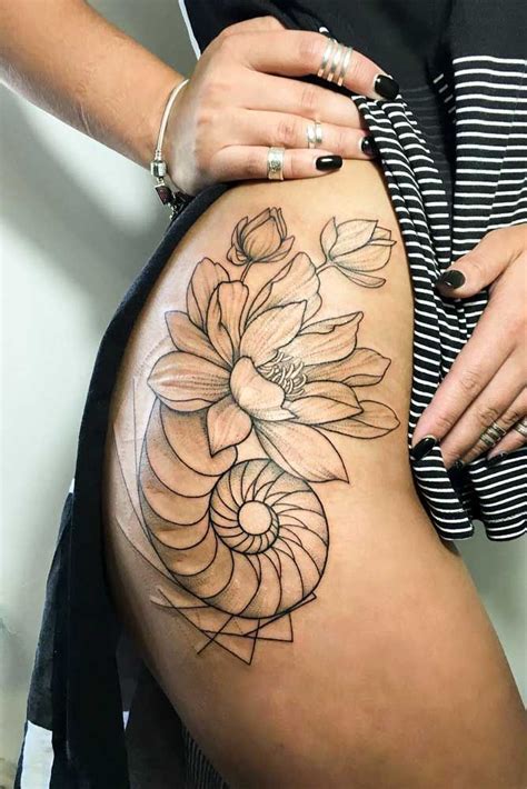 53 Best Lotus Flower Tattoo Ideas To Express Yourself Flower Hip