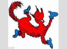 034 DR SEUSS CAT HAT FOX IN SOCKS CHARACTER FABRIC APPLIQUE IRON