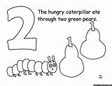 Coloring Caterpillar Hungry Very Pages Kids Colouring Printable Awesome Food Sheets Print Story Everfreecoloring Drawing sketch template