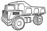 Truck Coloring Pages Tonka Dump Colouring Lorry Drawing Huge Ups Vehicles Lifted Transporter Car Army Military Kids Drawings Color Printable sketch template