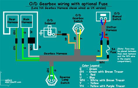 mgb overdrive wiring diagram  fuse  photo  flickriver