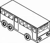 Bus Coloring Pages Car Transportation Kids Clipart sketch template