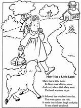 Lamb Mary Nursery Had Little Coloring Rhyme Pages Sheet Jill Jack Poem Preschool Rhymes Worksheets Activities Quite Contrary Fun Songs sketch template