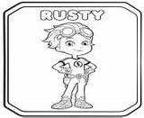 Coloring Pages Rusty Rivets sketch template