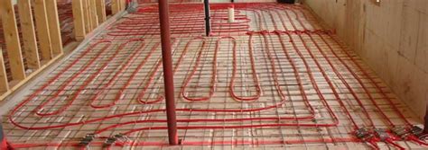 hydronic radiant  floor heat evolve builders