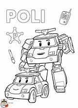 Robocar Coloring Poli Pages Printable Pdf Kids Book Sheets Coloringpagesfortoddlers Choose Board sketch template