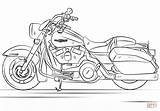 Harley Davidson Coloring Road King Pages Motorcycle Drawing Motorcycles Printable Bike раскраска Paper детей раскраски для sketch template