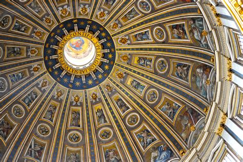 dsc dome interior st peters basilica vatican city rome italy