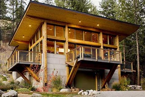 modern day mountain cabins