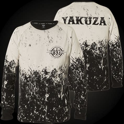 yakuza sweatshirt lsb 10063 mit großem all over print