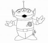 Story Toy Alien Coloring Getcolorings Color Pages sketch template