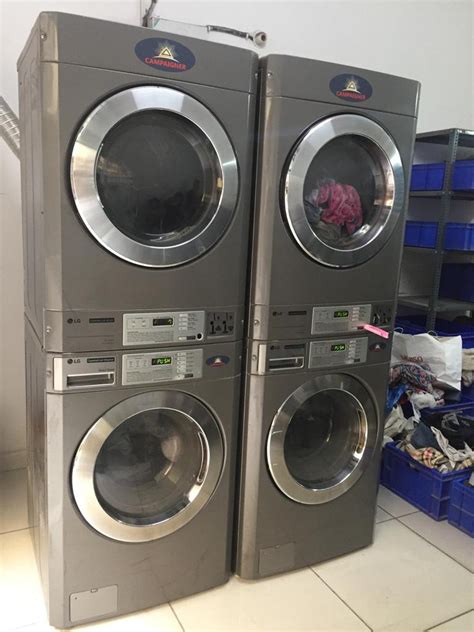 stainless steel lg stack washer  dryer capacity  kg id