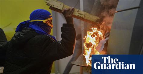 violence flares in brazilian protests over teacher pay in pictures
