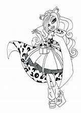 Monster High Coloring Pages Wolf Clawdeen Catty Noir Wishes Printable Cried Boy Who Getcolorings Beautiful Color Wisp East sketch template