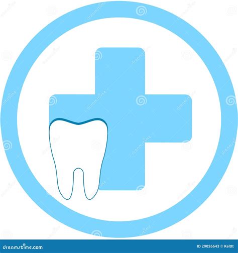 dental clinic symbol stock  image