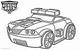 Rescue Bots Coloring Transformers Chase Pages Police Bot Printable Kids sketch template