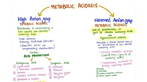 Classification Of Metabolic Acidosis Youtube
