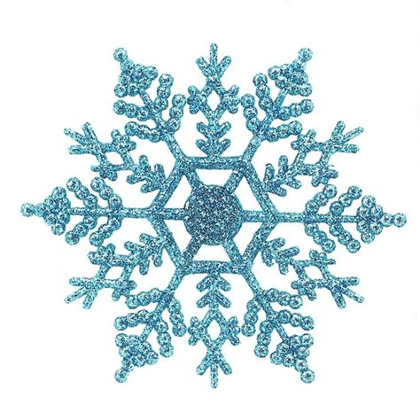 pcsset   sparkly snowflake christmas ornaments xmas tree