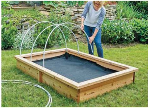 Turn Your Raised Bed Garden Into A Mini Hoop House