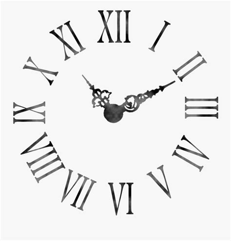 clocks clipart roman numerals roman numeral clock svg