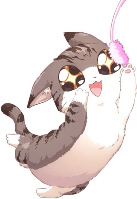 cute anime cat png