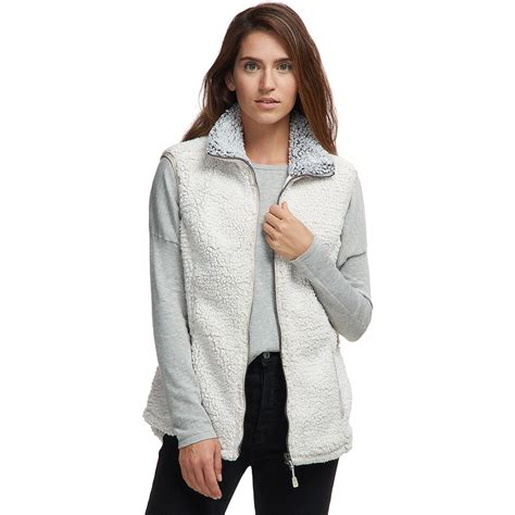 stoic long pile fleece vest womens backcountrycom