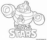 Brawl Stars Coloring Tick Pages Printable Info sketch template