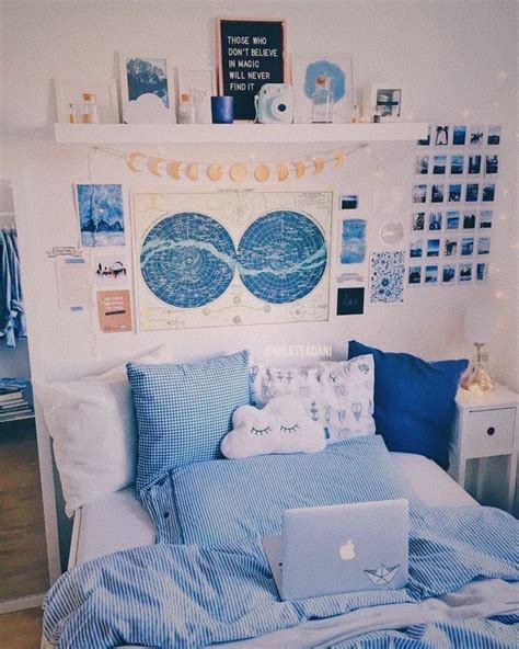 Pin By Amelia On яσσм ιиѕρσ ★ Blue Room Decor Blue Bedroom Decor