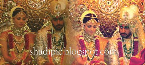 Aishwarya Rai Wedding Saree Shadi Pictures