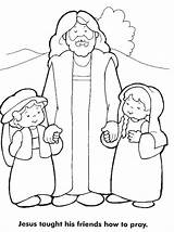 Jesus Coloring Pages Child Getcolorings Color sketch template
